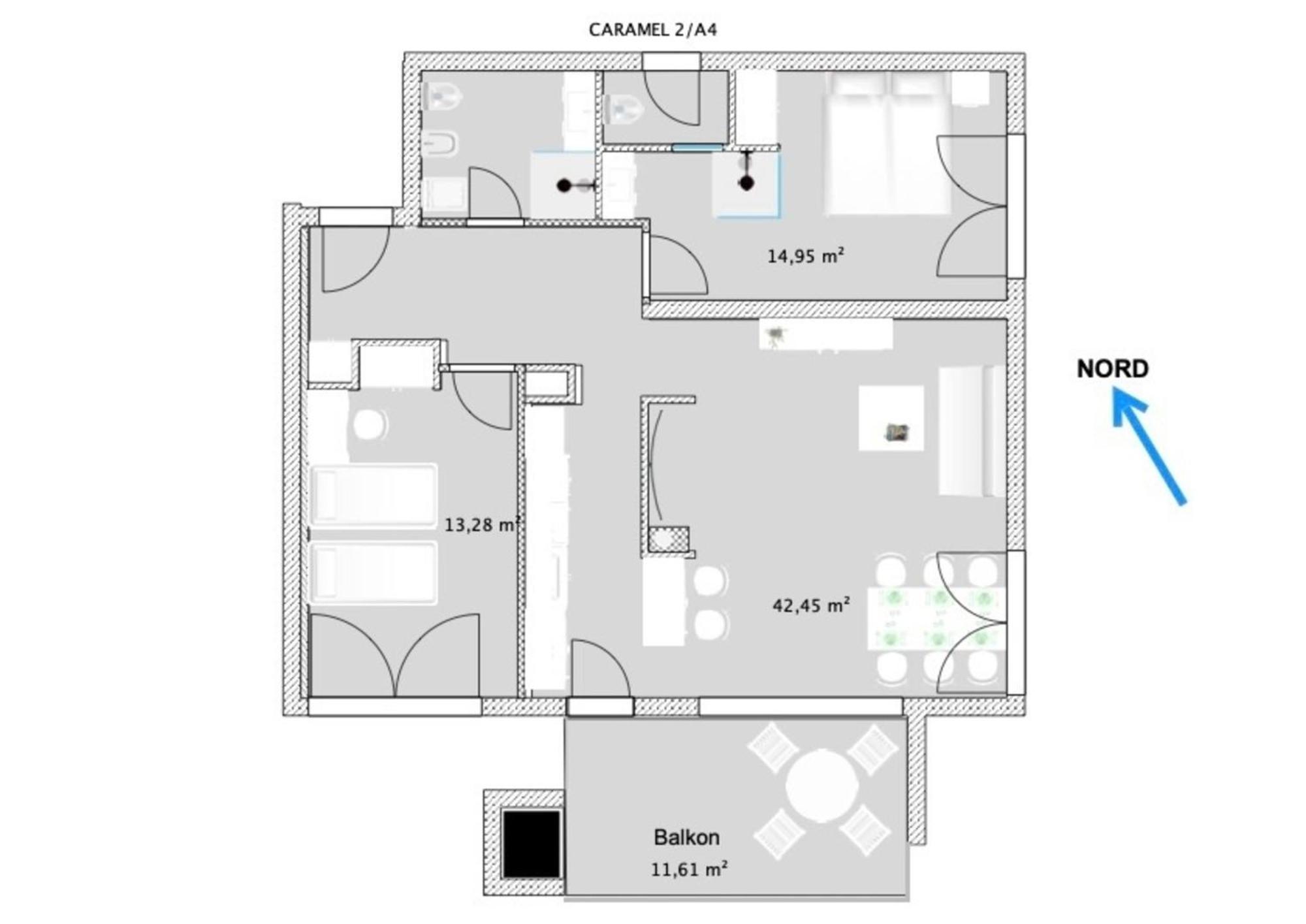 Ferienwohnung Mit Beheiztem Pool, 60 M Vom Strand 马斯莱尼察 外观 照片